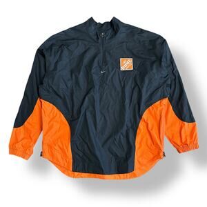 Nike VTG Joe Gibbs Racing Jacket XL Black Orange Tony Stewart Pullover‎